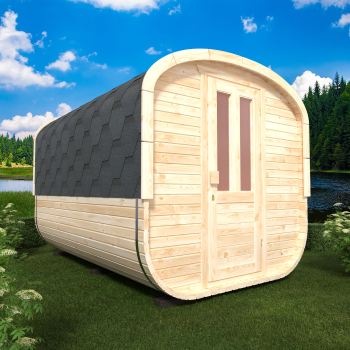 Fasssauna / Gartensauna / Banja / Quadro 3,0 m